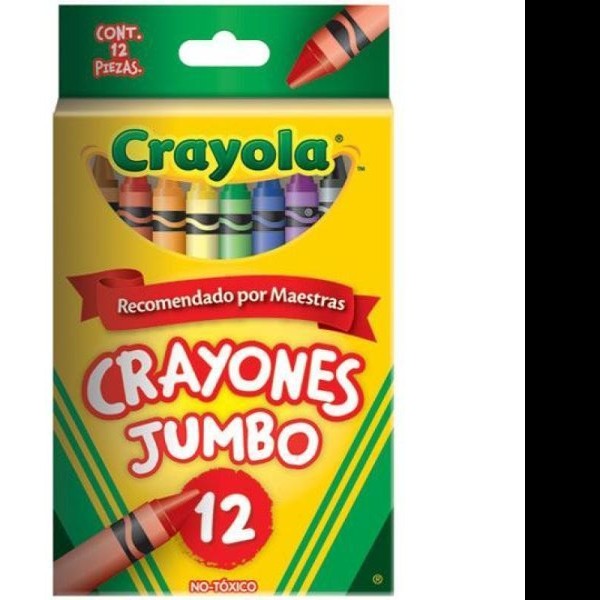 CRAYONES EST.C12 CRAYOLA JUMBO 520312 E.6 C.144